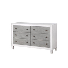 Sanctuary Rustic Gray & Weathered White Finish Dresser