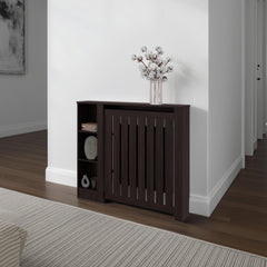 Camelot Cover Cabinet, 3 Shelves, Black Wengue