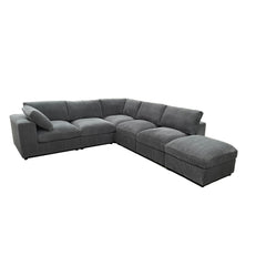 Corduroy Reversible Modular Sectional