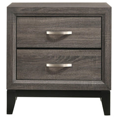 Rhapsody Grey Oak 2-Drawer Nightstand