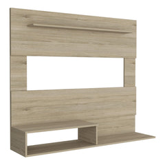 Odyssey Floating Entertainment Center, One Superior Shelf, Two Shelves, Space For The TV´s up 55" -Light Pine
