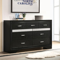 Pulsar Black 9-drawer Dresser