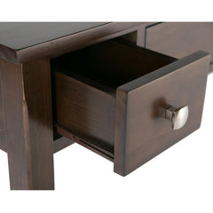 Neptune - Writing Office Desk - Dark Tobacco Brown
