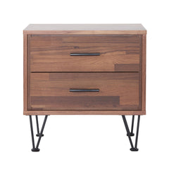Fable 2-Drawer Accent Table with Hairpin Legs