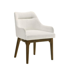 Hephaestus Chenille & Vintage Oak Side Chair (Set of 2)
