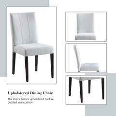 Halo White Finish Side Chair (Set of 2)