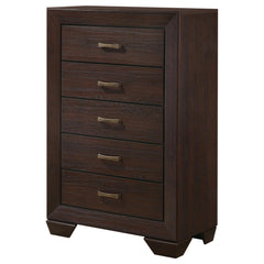 Asteroid Dark Cocoa 5-Drawer Chest
