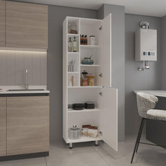 Story Pantry Cabinet, Kitchen, White
