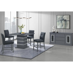 ORESTES DARK GREY BAR STOOLS 2PK