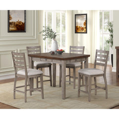 Mercury Side Dining Stool W/ Ladder Back (Set of 2)