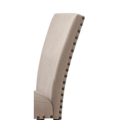 Infinity Linen & Salvage Dark Oak Finish Side Chair (Set of 2)