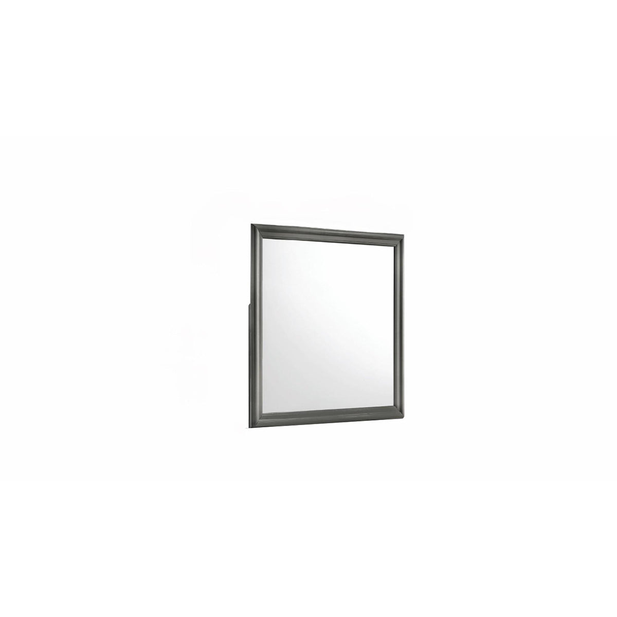 Iphigenia Modern Style Mirror Made with Wood in Metallic Gray(Only Mirror)