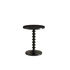 Eden Black Finish Accent Table