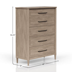 5 Drawer Chest Sand Finish