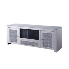 Infinity Mirrored & Faux Diamonds TV Stand (Assembled)