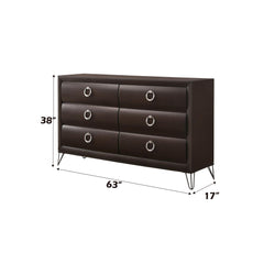Arcadia Dark Merlot Finish Dresser