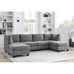 Polyester Upholstered Modular Sectional