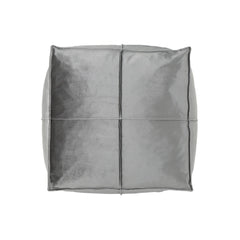 Electra Square Pouf, Smoke