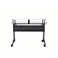 Halo White & Black Finish Music Recording Studio Desk