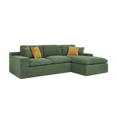 Coffee-Bean Like Upholstered Full Compressed Sectional