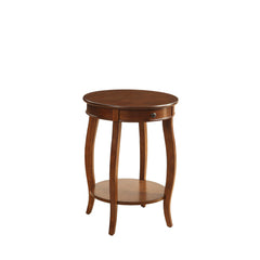 Story Walnut Finish Accent Table