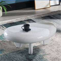 Valhalla White High Gloss End Table