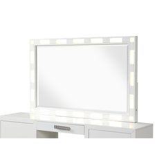 Aphrodite Modern Style 8-Drawer Dresser Made with Wood in Milky White