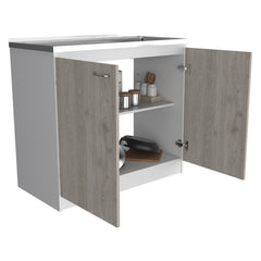 Millennium Sink Vernal, Kitchen, Smokey Oak / Light Gray