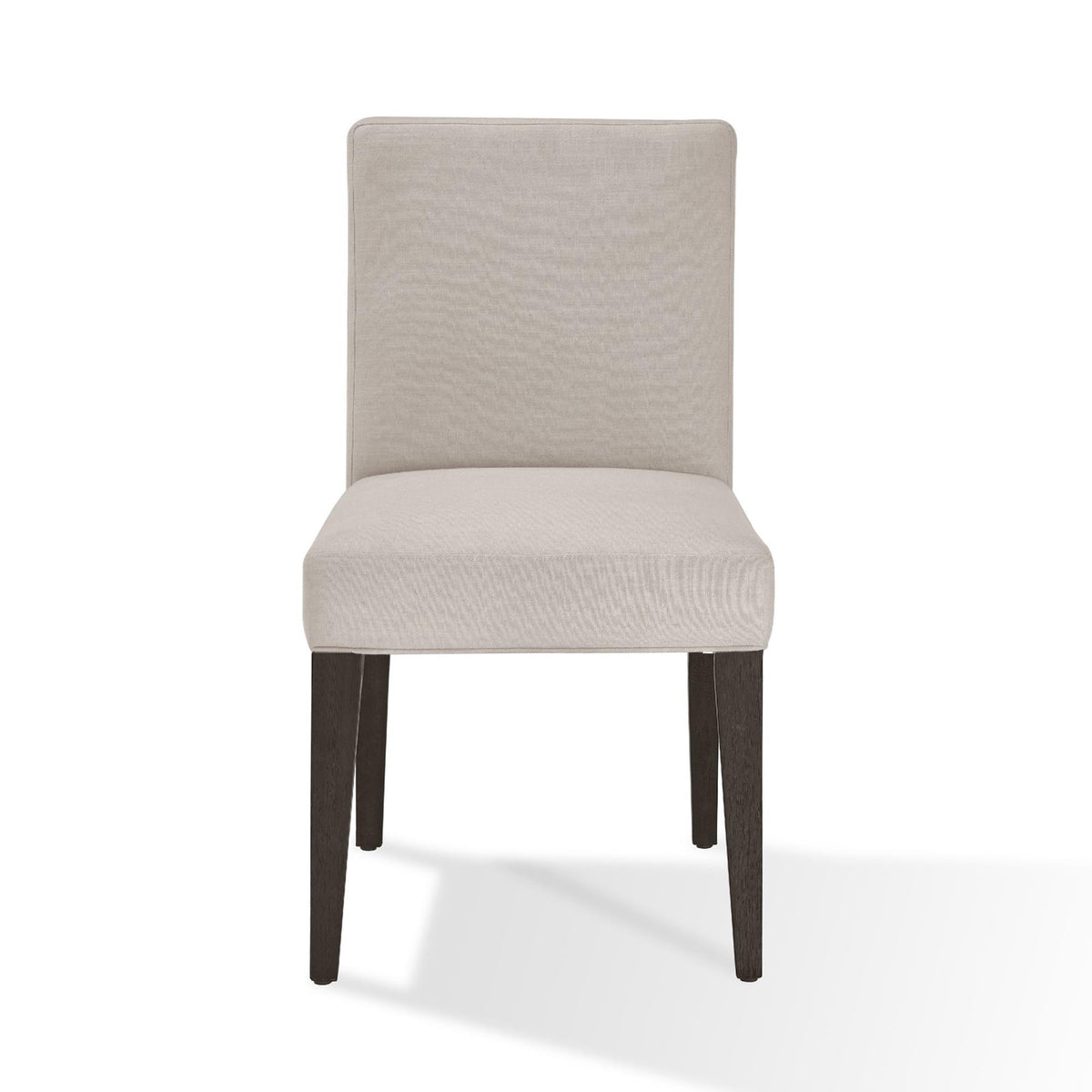 Legend 19 Inch Parson Style Dining Chair, Rubberwood, Set of 2, Light Gray