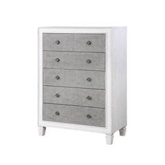 Sanctuary Rustic Gray & Weathered White Finish Chest