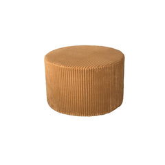 Corduroy Upholstery Full Compressed Ottoman