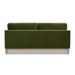 Asgard 75.5" Modern Farmhouse Sofa, Olive Green Performance Velvet
