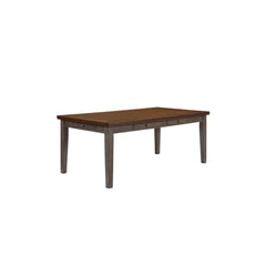 Eternity Two Tone 6 Drawer Dining Table