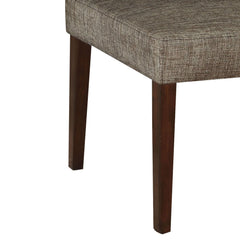 Iphigenia and Espresso Padded Side Chair (Set of 2)