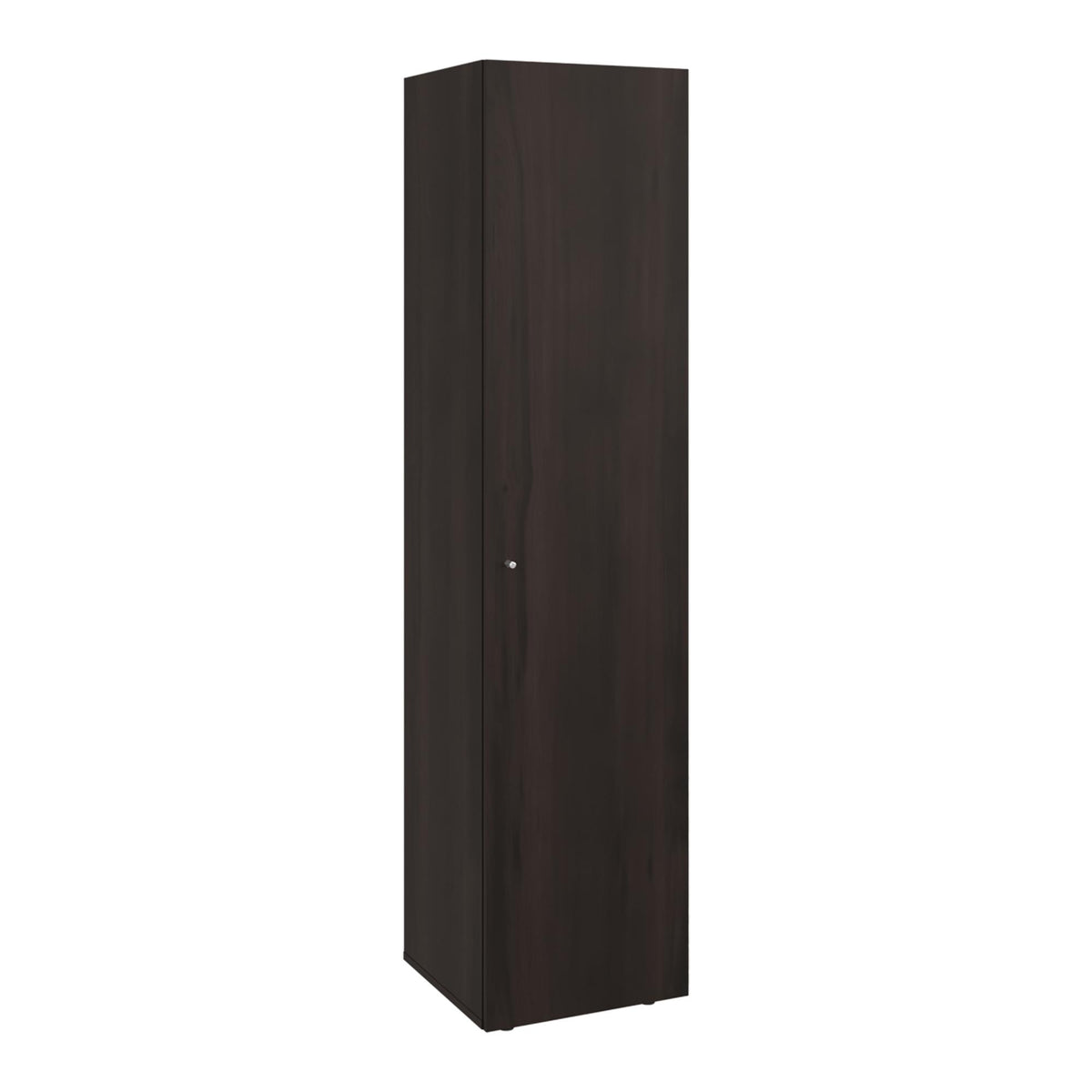 Home Linen Freestanding Tall Cabinet with Single Door and 4 Horizontal Storage Shelves, Cabinet for Bathroom, Bedroom or Laundry Room