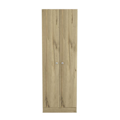 Valhalla Cabinet, Double Door, Five Shelves -Light Oak / Black