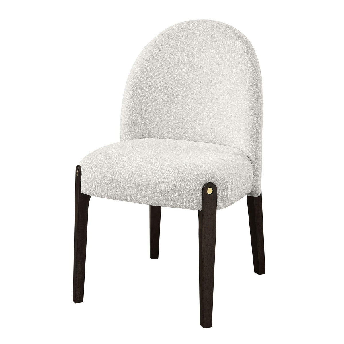 Helen Beige Fabric Side Chair (Set of 2)