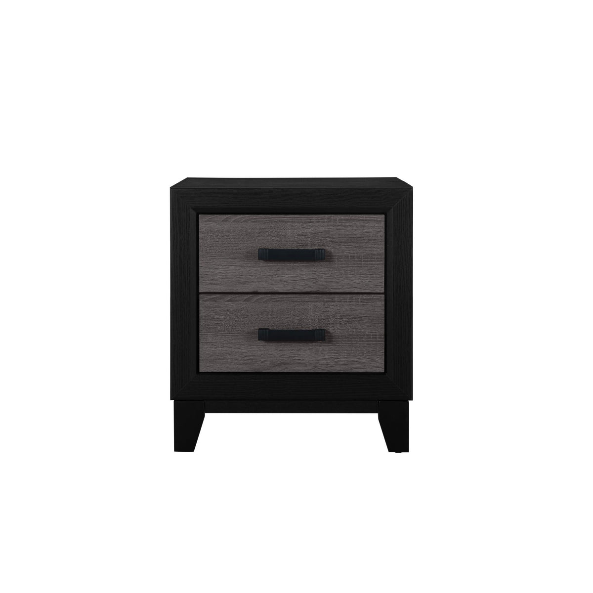 OLYMPUS GREY AND BLACK NIGHTSTAND