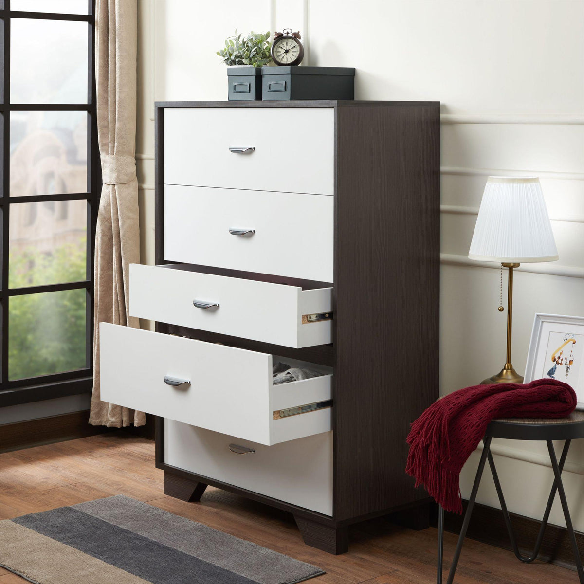 Sonata White & Espresso Finish Chest