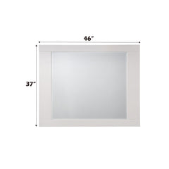 Asgard II White High Gloss Finish Mirror