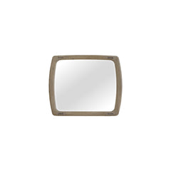 English Knotty Oak Inspired Mirror with Bowties