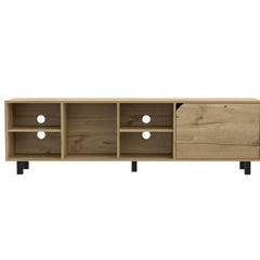 Sun 5-Shelf TV Stand Light Oak