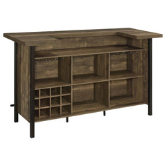 Genesis Rustic Oak Freestanding Home Bar