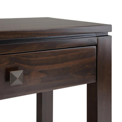 Gallery 60 inch Wide Solid Wood Wide Console Sofa Table in Mahogany Brown