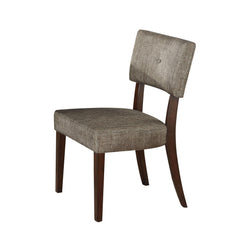 Iphigenia and Espresso Padded Side Chair (Set of 2)