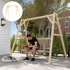 660 lbs Porch Swing Frame, A-Frame Hanging Chair Stand Only for DIY Painting, Swing Chair Stand for Backyard, Patio