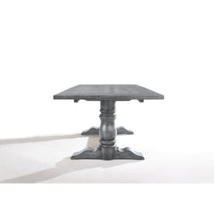 Poem Weathered Gray Finish Dining Table