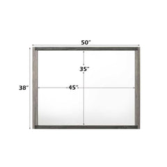 Arcadia Gray Finish Mirror