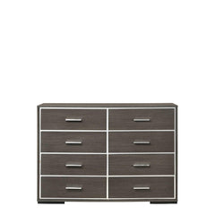 Quasar Gray Oak Finish Dresser