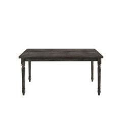 Hades II Weathered Gray Finish 7 PCs Dining Room Set